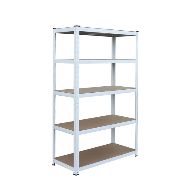 Steel Shelving Unit, Heavy-Duty, 5 Adjustable Tiers