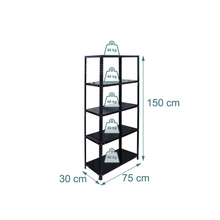 Steel Storage Rack – Heavy-Duty Metal Shelving
