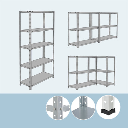 Steel Storage Rack – Heavy-Duty Metal Shelving