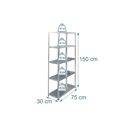 Steel Storage Rack – Heavy-Duty Metal Shelving