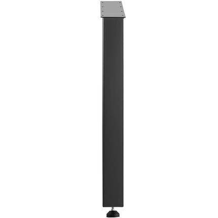 Steel Table Legs, Black, Set of 2, 28x23 In