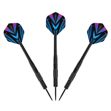 Steel Tip Brass Darts Set – 3 Pack, 22g with Case