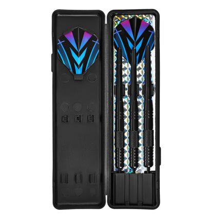Steel Tip Brass Darts Set – 3 Pack, 22g with Case