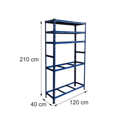 Steel Tire Rack, 3 Shelves – Adjustable Garage Storage