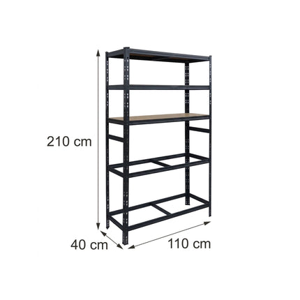Steel Tire Rack, 3 Shelves – Adjustable Spacing