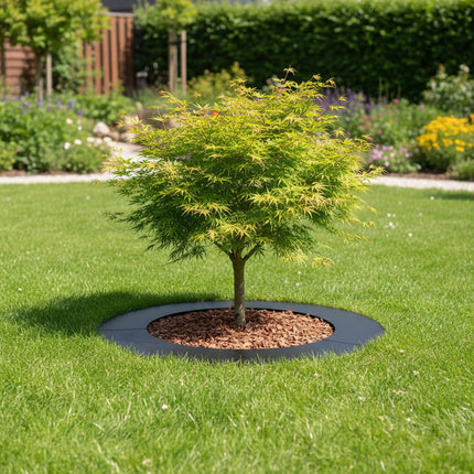 Steel Tree Ring, Galvanised, Mowing Edge for Lawns
