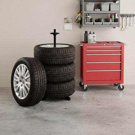 Steel Tyre Rack for 4 Tyres, 285mm, 120kg Capacity