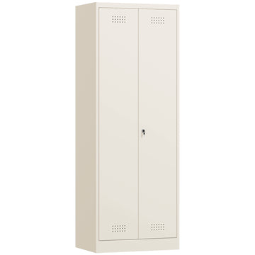 Steel Utility Cabinet with Adjustable Shelves, 60x40x165 cm