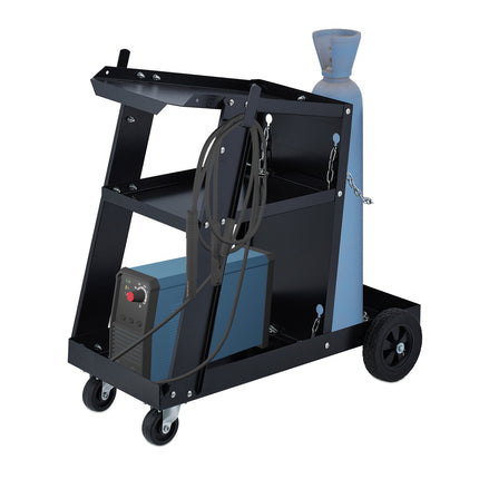 Steel Welding Trolley with Gas Cylinder Storage