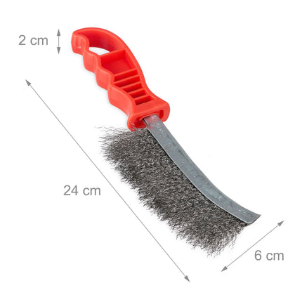 Steel brush set of 6 pcs