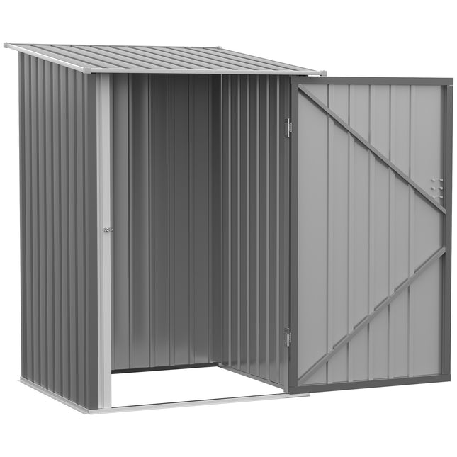 Lockable steel garden cabinet, Nice roof, 0.92 m², Grey