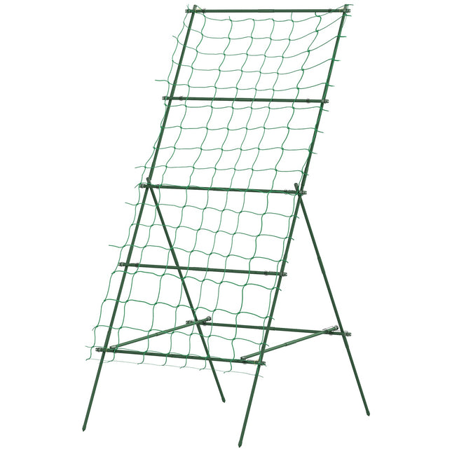A-frame rustproof garden trellis in steel, 101x133x227 cm