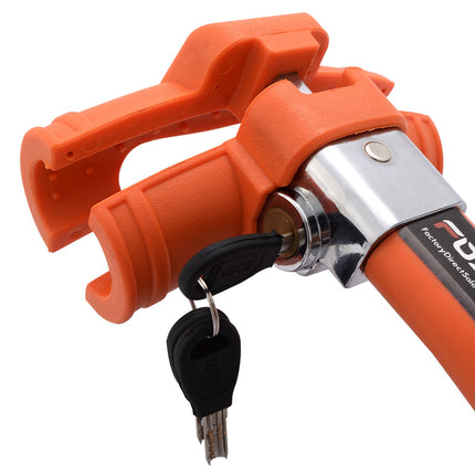 Steering Wheel Lock, Universal Keyed Anti-Theft, 3 Keys