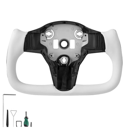 Steering Wheel for Model 3 2016–2023, Heated Carbon Fiber