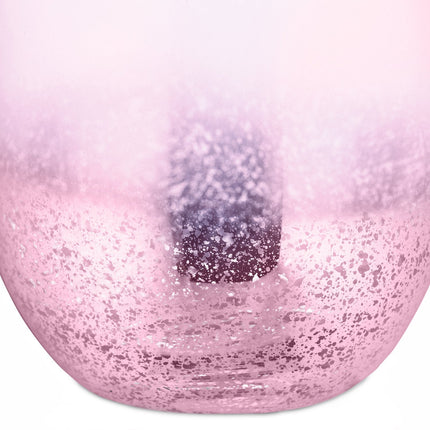 Stemless wine glasses set of 2 pink