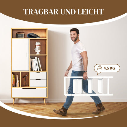 Folding aluminum stepladder, anti-slip, 150 kg capacity