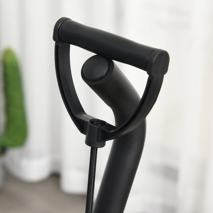 Stepper with handle, resistance bands, LCD display, steel