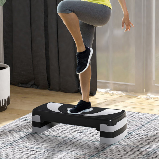 Adjustable Aerobic Stepper, 3 heights, 150 kg capacity