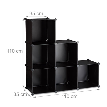 Step shelf 6 compartments for connection