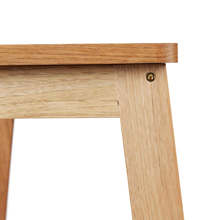 Step stool in walnut