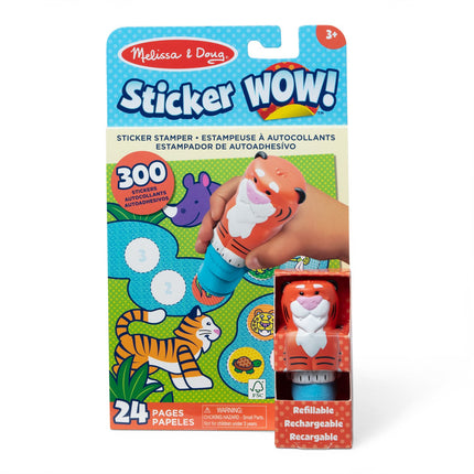 Sticker Activity Pad Set - Tiger, 5 Fun Scenes, 200 Stickers