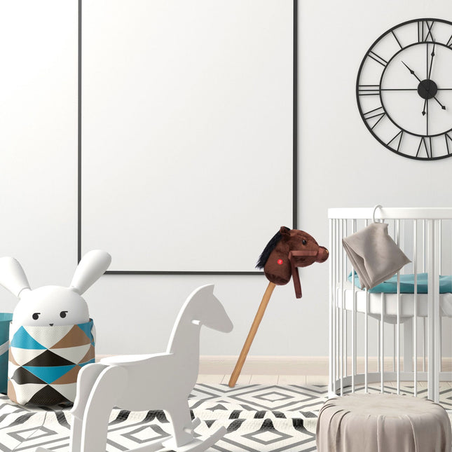 Stick horse with sounds for children