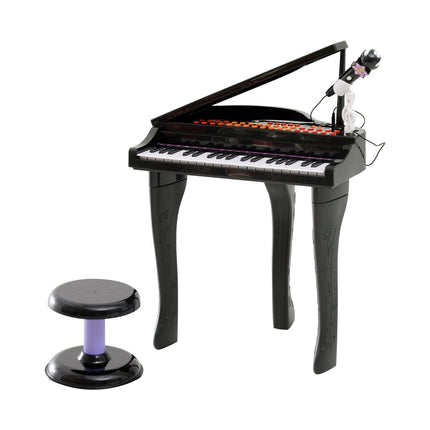 Musical children's stool - black, durable and comfortable