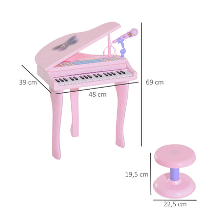 Stool for musical instruments for children, durable design