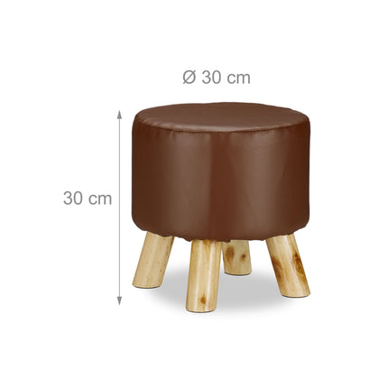 Stool artificial leather