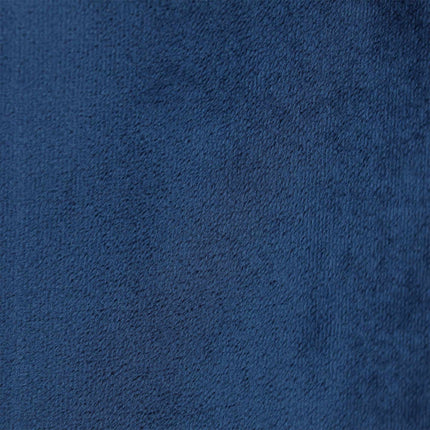 Stool in blue velvet