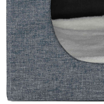 Stool with cat cave in dark grey