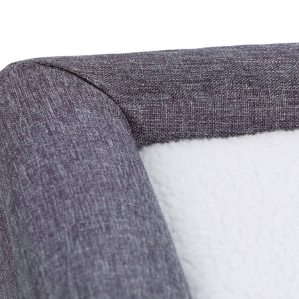 Stool with cat hole in grey