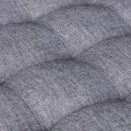 Stool with padding in gray