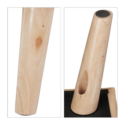 Stool with storage space Artificial leather