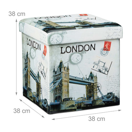 Stool with storage space Trend motif