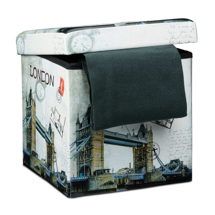 Stool with storage space Trend motif