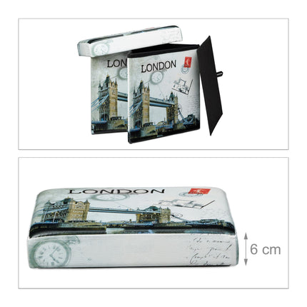 Stool with storage space Trend motif