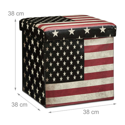 Stool with storage space Trend motif
