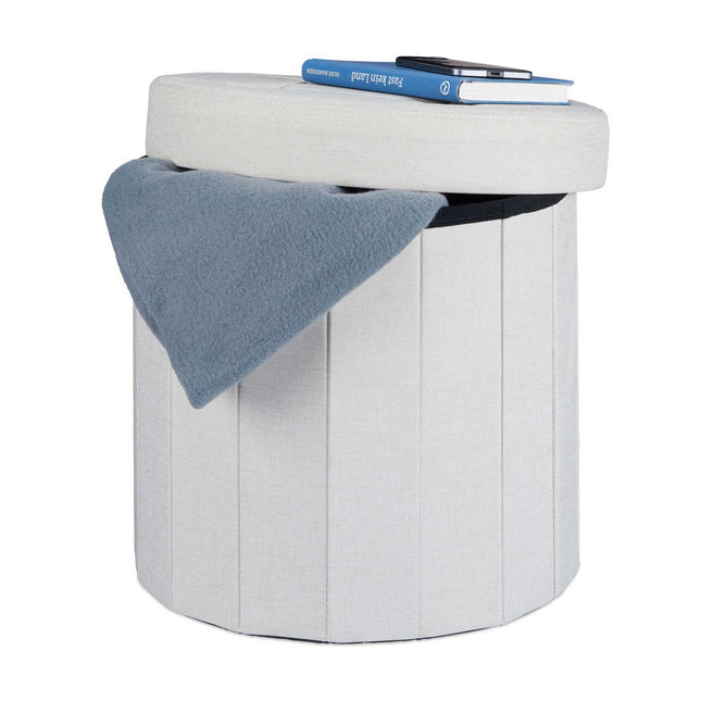 Stool with storage space size M round