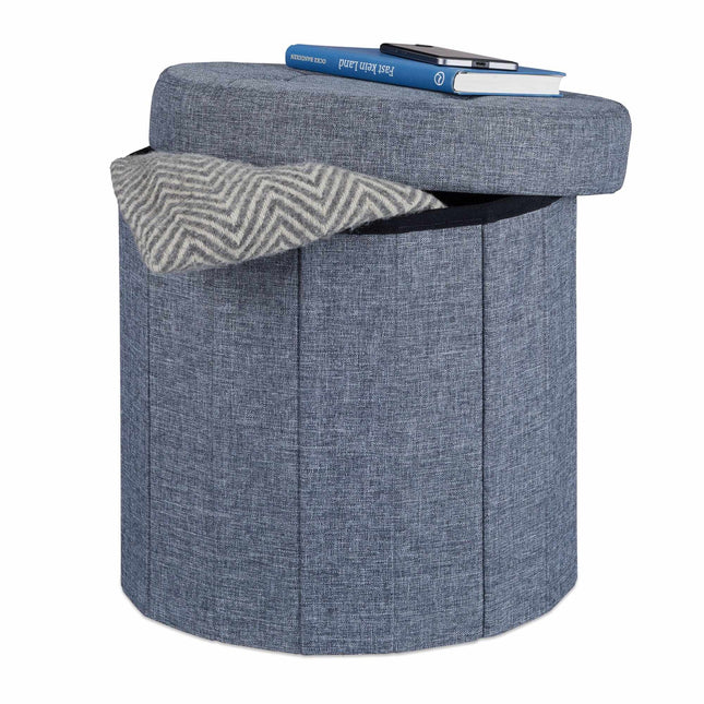 Stool with storage space size M round
