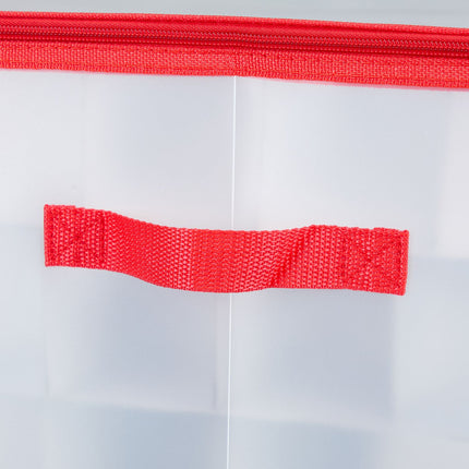 Storage Bag for 128 Christmas Ornaments, Adjustable Dividers