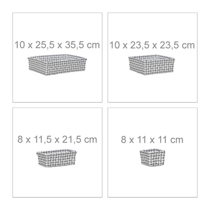 Storage Basket Set of 8