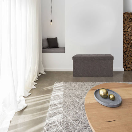 Storage Bench with Hinged Lid