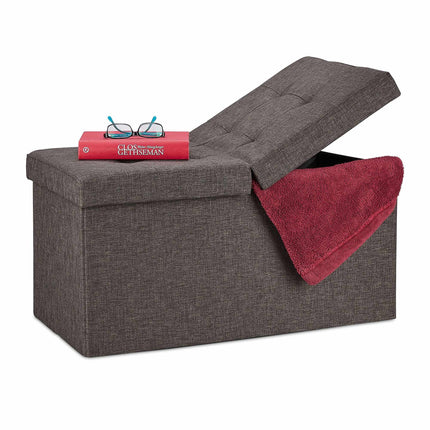 Storage Bench with Hinged Lid