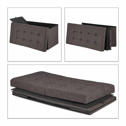 Storage Bench with Hinged Lid