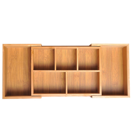 Bamboo storage box, pull-out box, natural