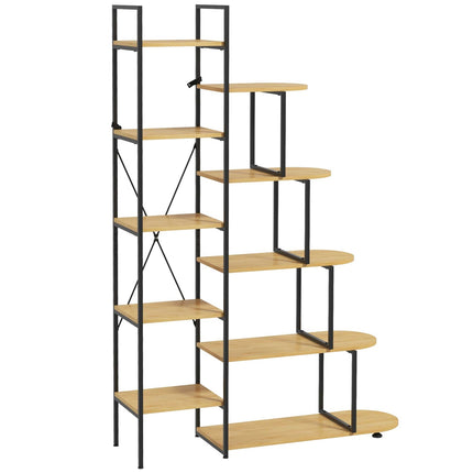 Industrial 5-tier storage shelf with anti-tilt for the home