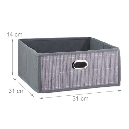 Storage basket Bamboo Flat