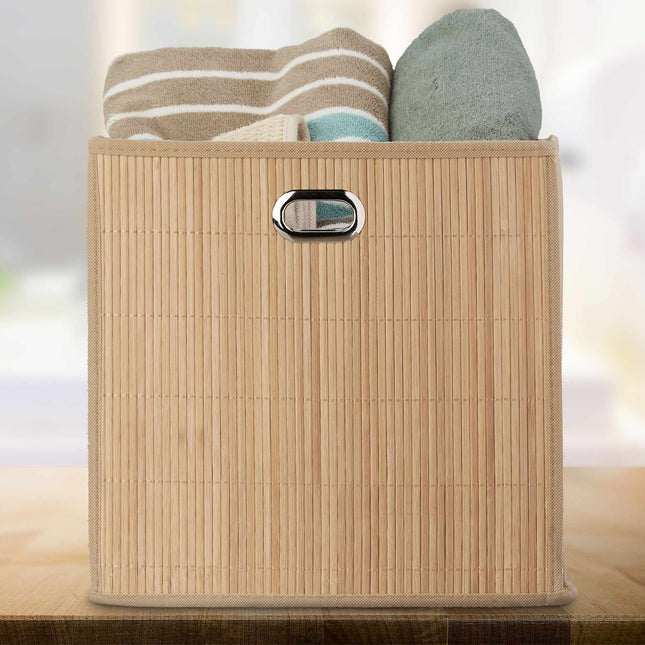 Storage basket Bamboo High