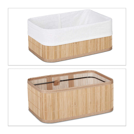 Storage basket bathroom 3 parts